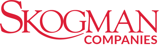 Skogman Companies Red Letters Transparent