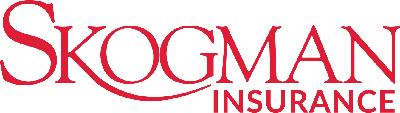 Skogman Insurance Logo - Red